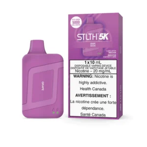 stlth 5k grape disposable vape 20mg