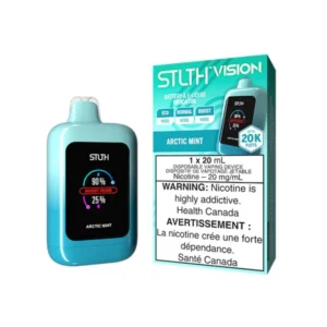 stlth vision arctic mint 20k disposable vape, 20ml