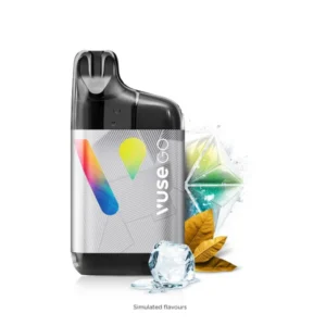vuse go 5000 disposable vape clear ice tobacco, 10ml
