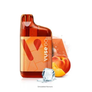 vuse go 5000 disposable vape peach ice, 10ml