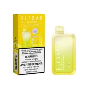 elf bar bc10000 disposable vape strawberry banana, 10000 puffs