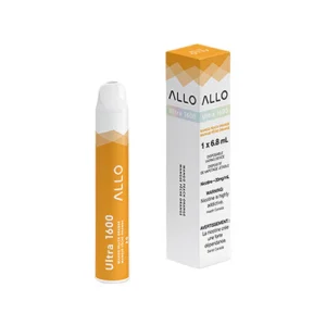 allo 1600 mango peach orange disposable vape